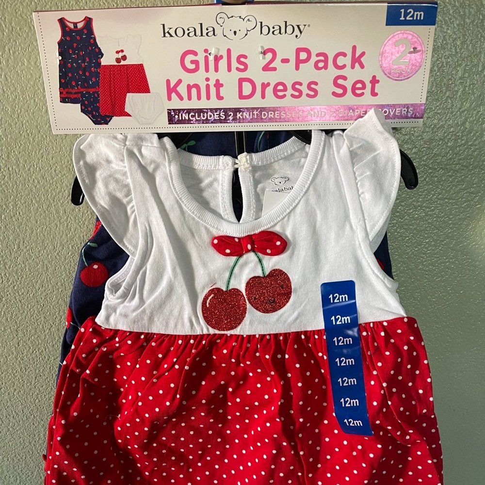 Koala Baby Girls Dress 2 pack New